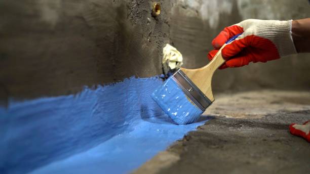 Commercial Basement Waterproofing project at a Harlan, KY business property by SJ Waterproofing Pros
